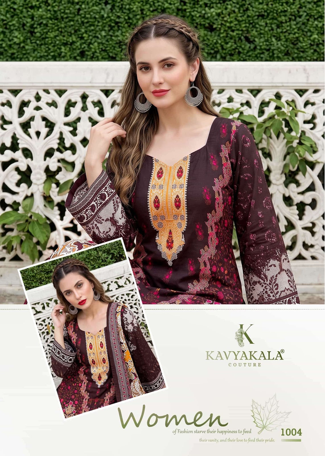 Nazakat Kavyakala Cotton Karachi Salwar Suits Wholesaler Ahmedabad
