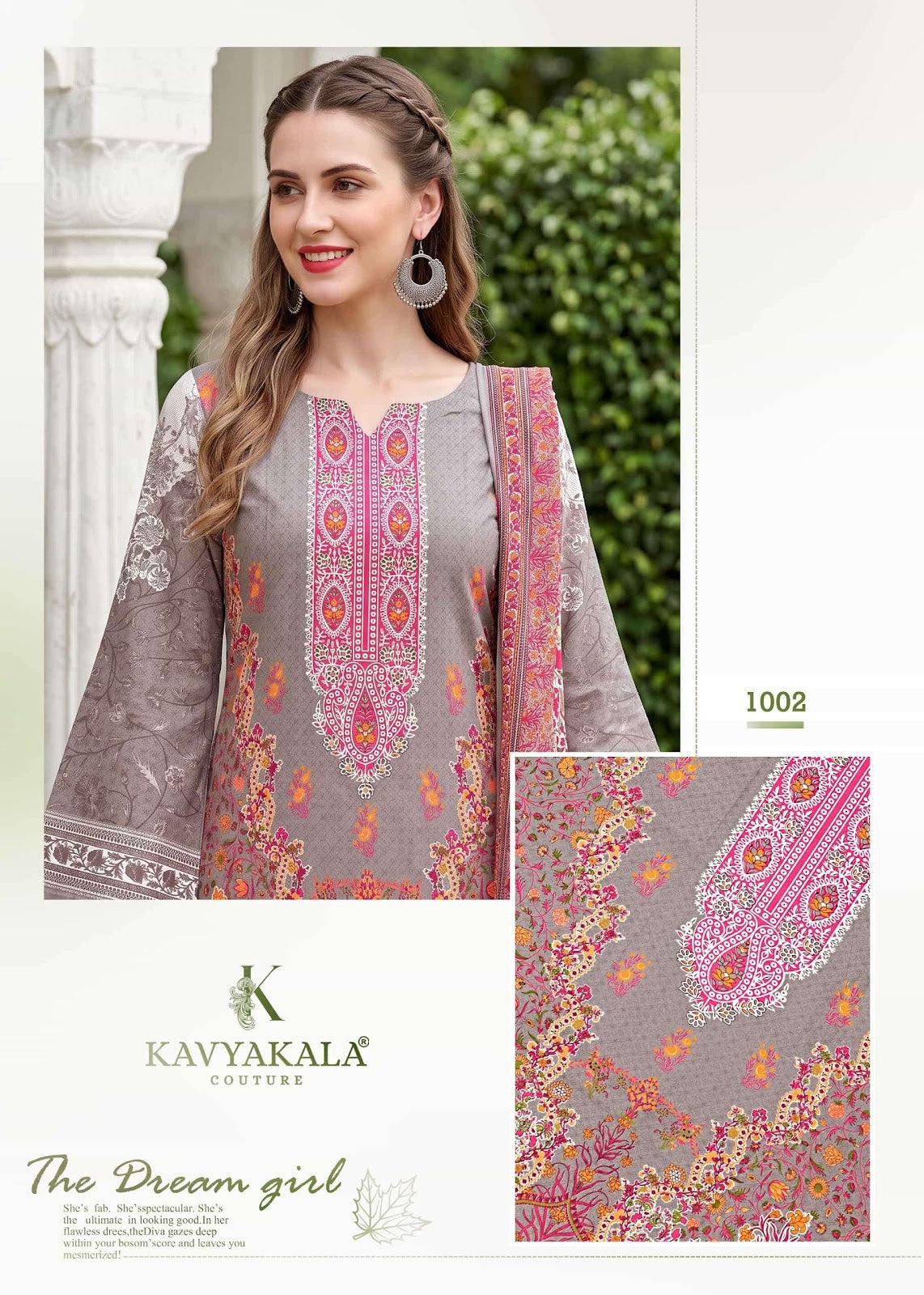 Nazakat Kavyakala Cotton Karachi Salwar Suits Wholesaler Ahmedabad
