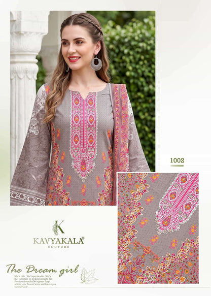 Nazakat Kavyakala Cotton Karachi Salwar Suits Wholesaler Ahmedabad