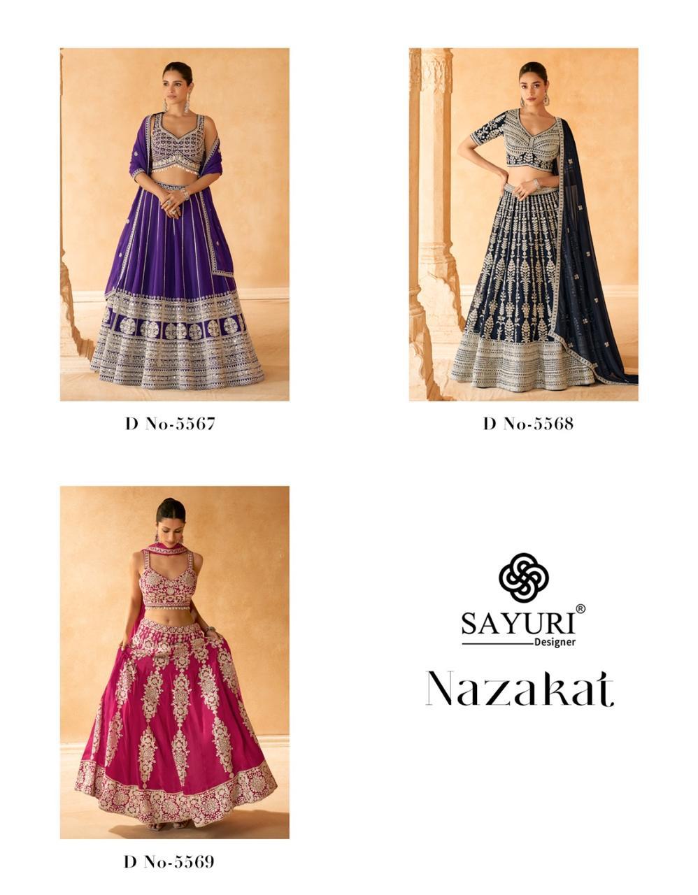 Nazakat Sayuri Georgette Readymade Lehenga Choli Manufacturer