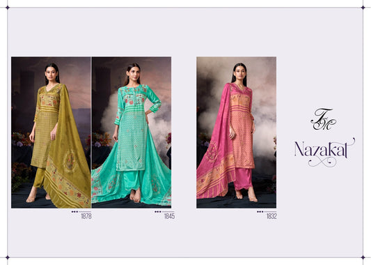 Nazakat Tm Silk Pant Style Suits Wholesale