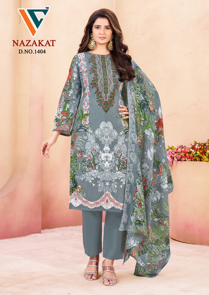Nazakat Vol 14 Vandana Creation Soft Cotton Karachi Salwar Suits Manufacturer Ahmedabad