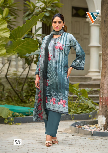 Nazakat Vol 18 Vandana Creation Cotton Karachi Salwar Suits Manufacturer India