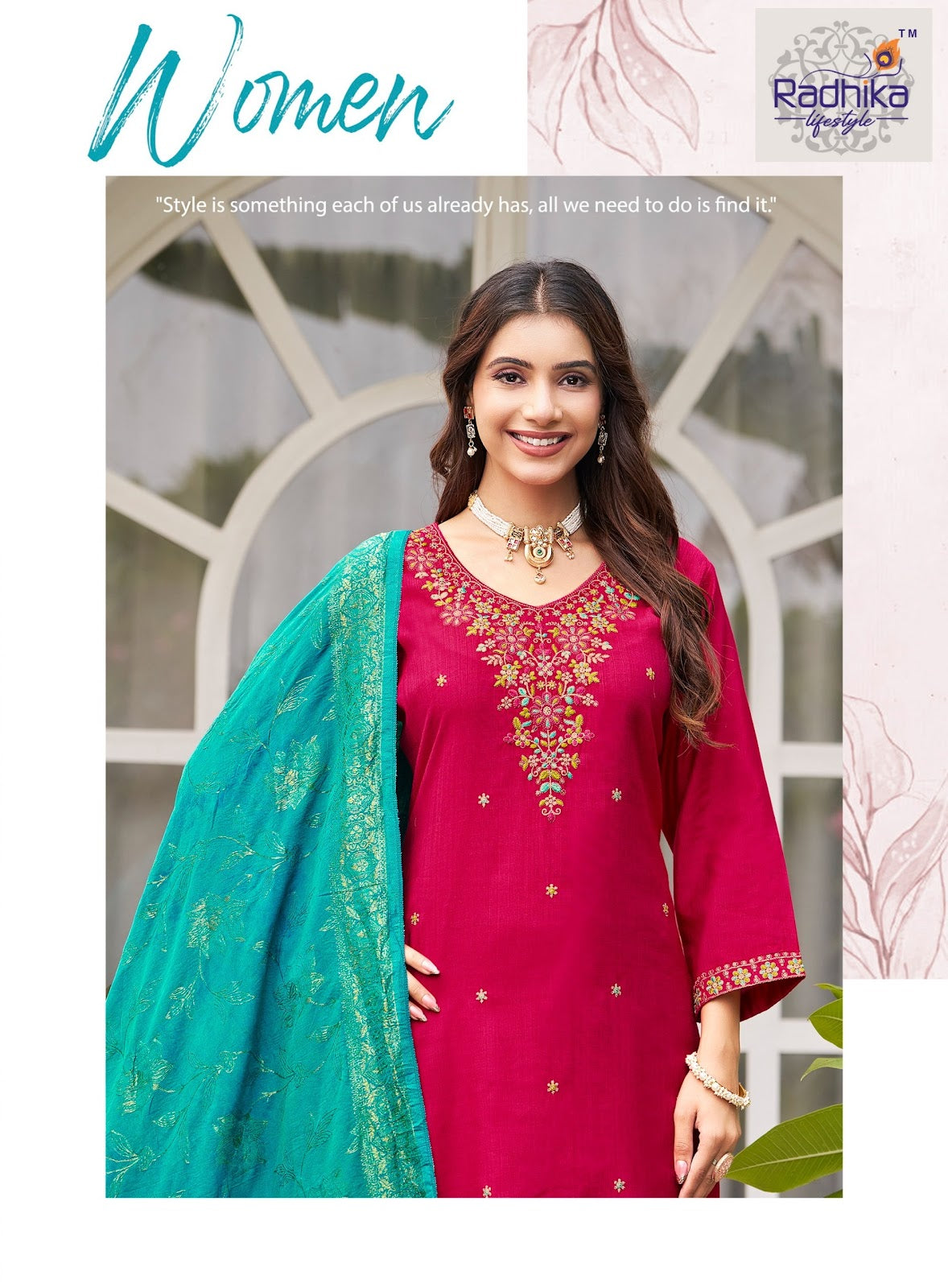 Nazakat Vol 1 Radhika Lifestyle Vertican Readymade Pant Style Suits Manufacturer Ahmedabad