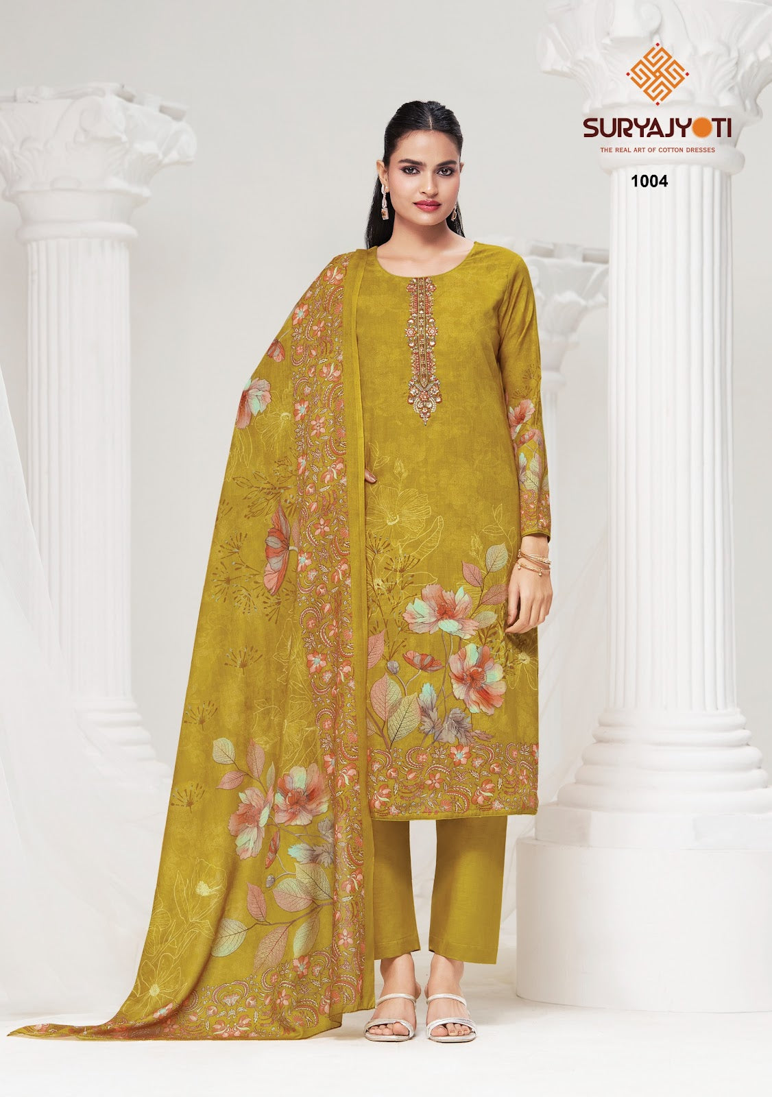 Nazakat Vol 1 Suryajyoti Cambric Cotton Dress Material Exporter Ahmedabad