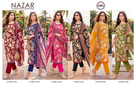Nazar Harshit Fashion Zam Karachi Salwar Suits Supplier India