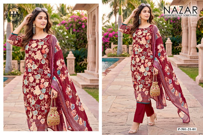 Nazar Harshit Fashion Zam Karachi Salwar Suits Supplier India