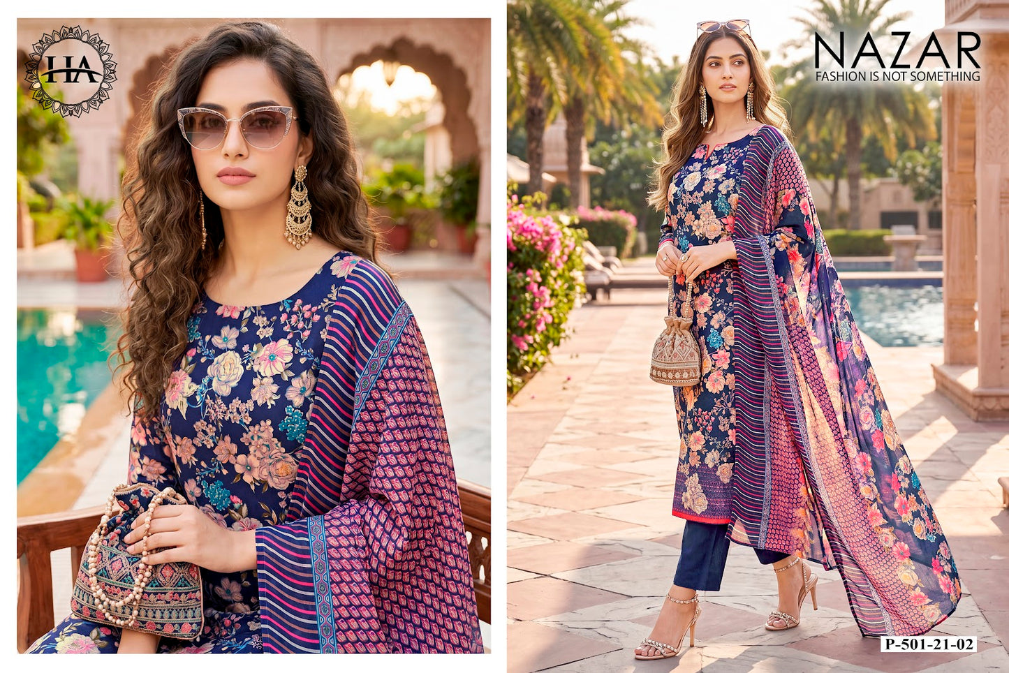 Nazar Harshit Fashion Zam Karachi Salwar Suits Supplier India