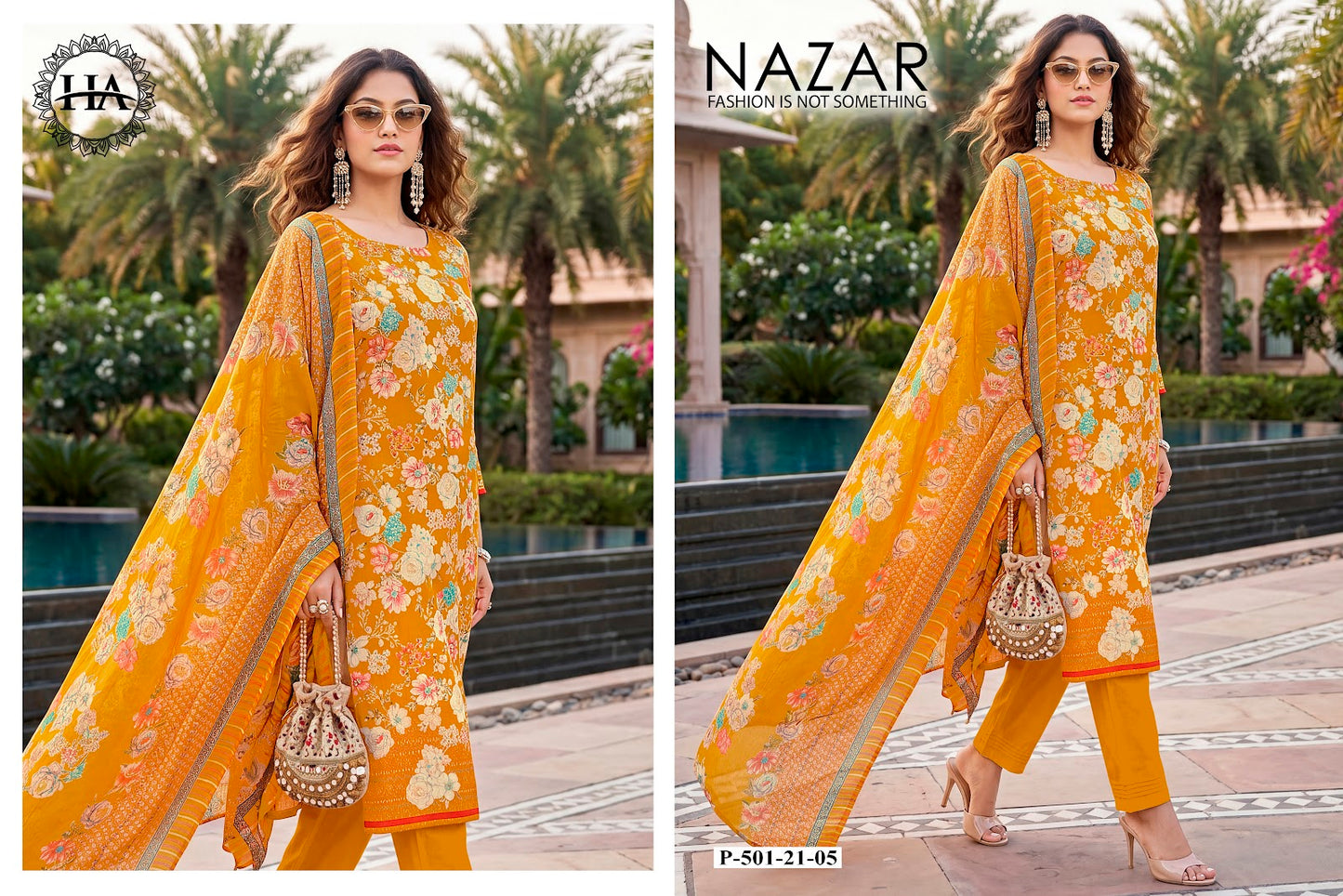 Nazar Harshit Fashion Zam Karachi Salwar Suits Supplier India