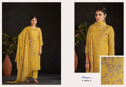 Nazar Sargam Prints Muslin Pant Style Suits Wholesaler Ahmedabad