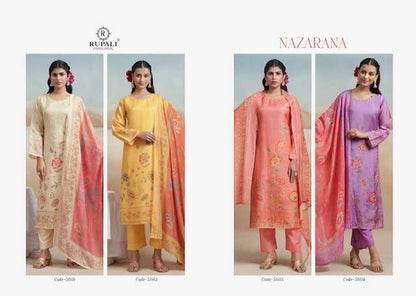 Nazarana Rupali Bemberg Pant Style Suits Wholesale Price