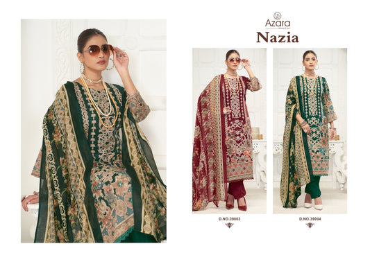 Nazia Radhika Lifestyle Azara Cotton Karachi Salwar Suits Manufacturer Gujarat