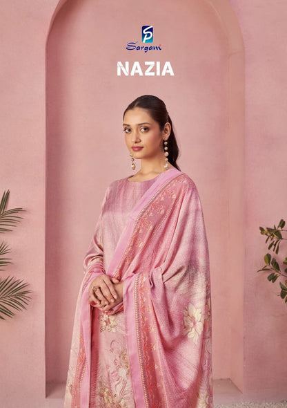 Nazia Sargam Prints Pure Bemberg Pant Style Suits Supplier
