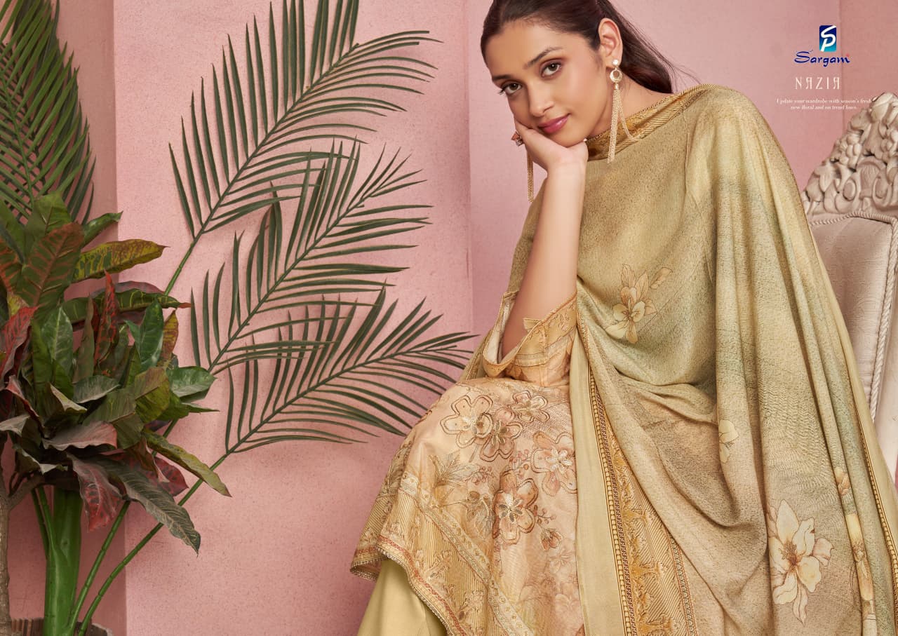 Nazia Sargam Prints Pure Bemberg Pant Style Suits Supplier