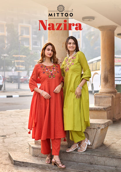 Nazira Mittoo Mul Readymade Cotton Pant Suits Wholesaler Gujarat