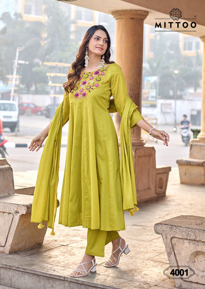 Nazira Mittoo Mul Readymade Cotton Pant Suits Wholesaler Gujarat