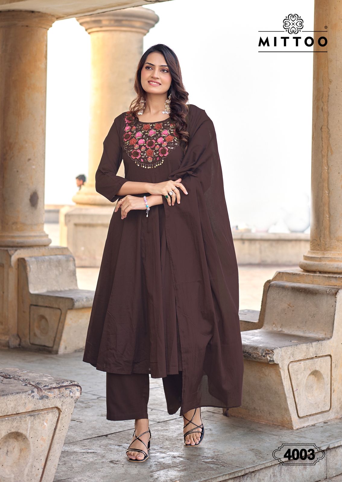 Nazira Mittoo Mul Readymade Cotton Pant Suits Wholesaler Gujarat