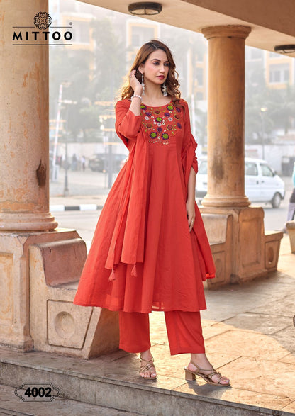 Nazira Mittoo Mul Readymade Cotton Pant Suits Wholesaler Gujarat
