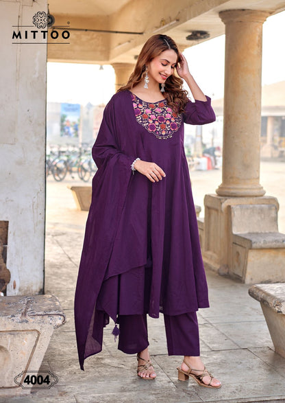 Nazira Mittoo Mul Readymade Cotton Pant Suits Wholesaler Gujarat