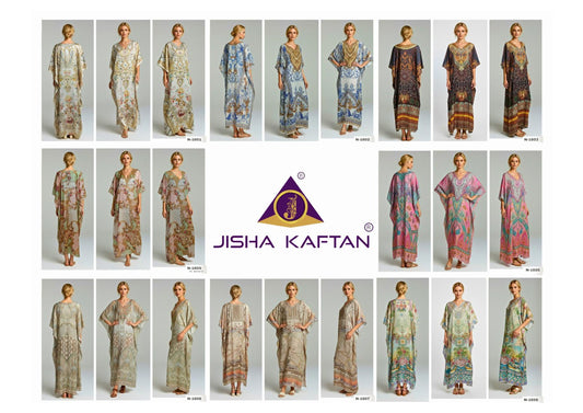 Nazkaat Vol 16 Jelite Poly Japan Satin Kaftans Supplier India