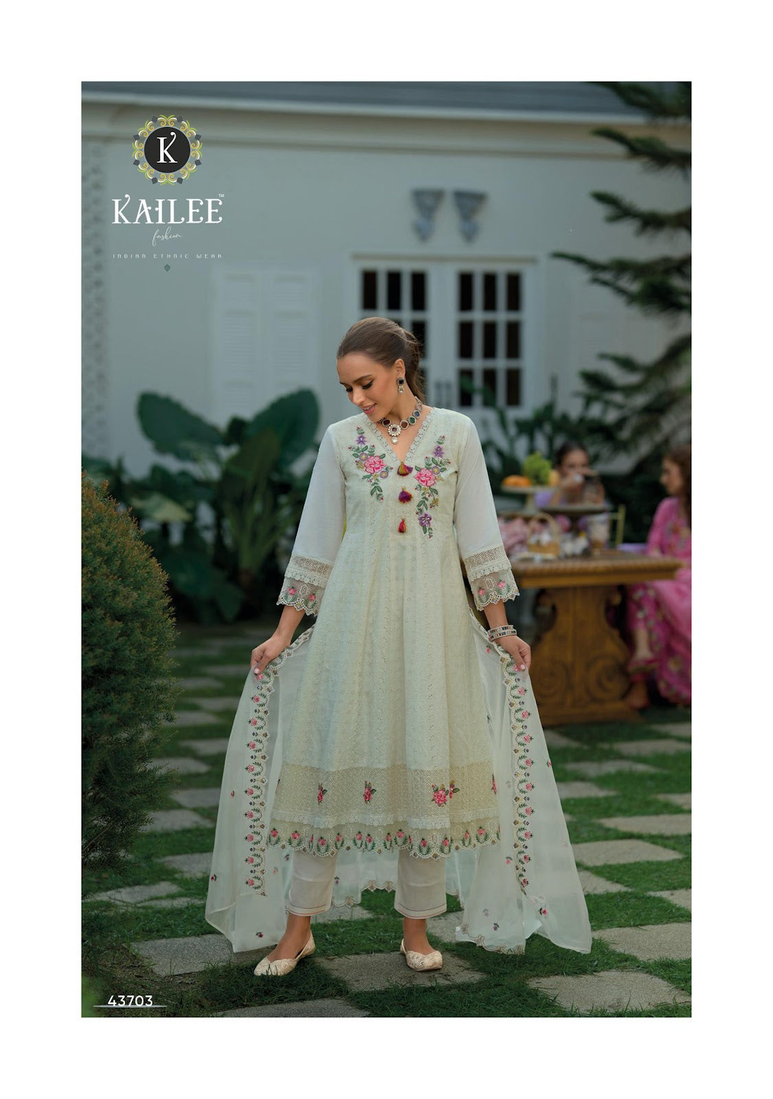 Nazm Kailee Fashion Pure Cotton Pakistani Readymade Suits Exporter Ahmedabad