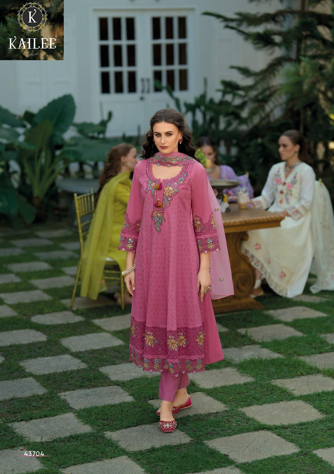 Nazm Kailee Fashion Pure Cotton Pakistani Readymade Suits Exporter Ahmedabad