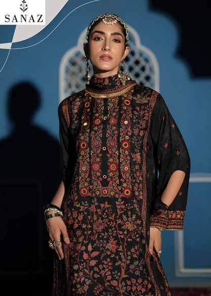 Nazm Sanaz Viscose Muslin Pant Style Suits Wholesaler India
