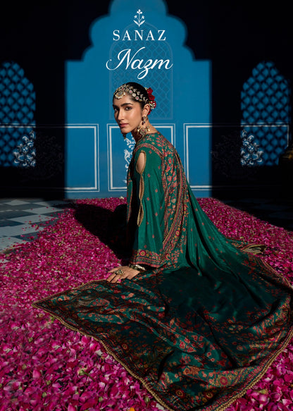 Nazm Sanaz Viscose Muslin Pant Style Suits Wholesaler India