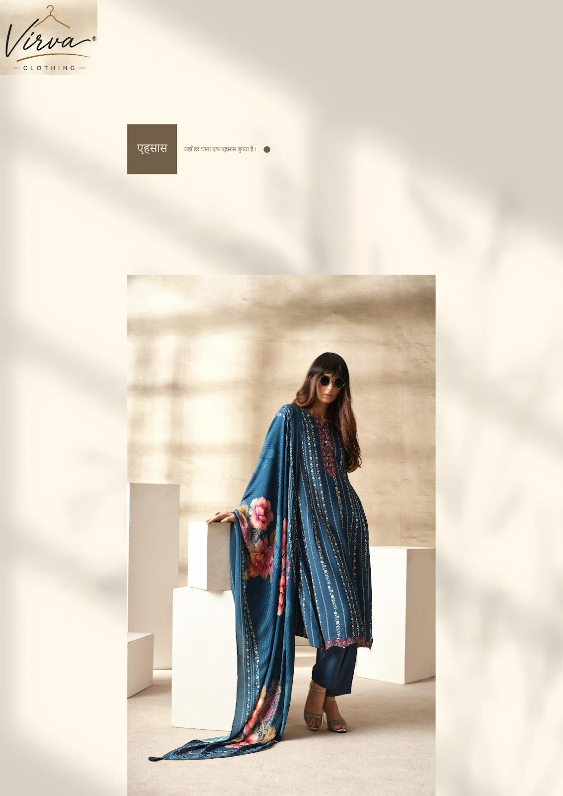 Nazm Virva Viscose Pashmina Suits Wholesale Price