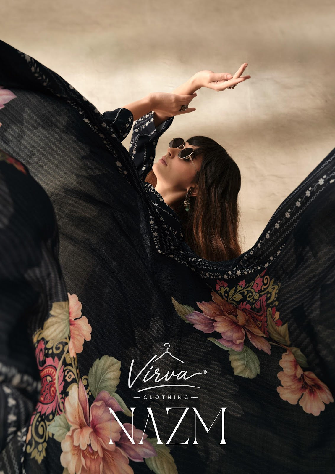 Nazm Virva Viscose Pashmina Suits Wholesale Price