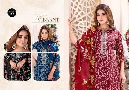 Nazma Belliza Designer Studio Cotton Karachi Salwar Suits Manufacturer Ahmedabad