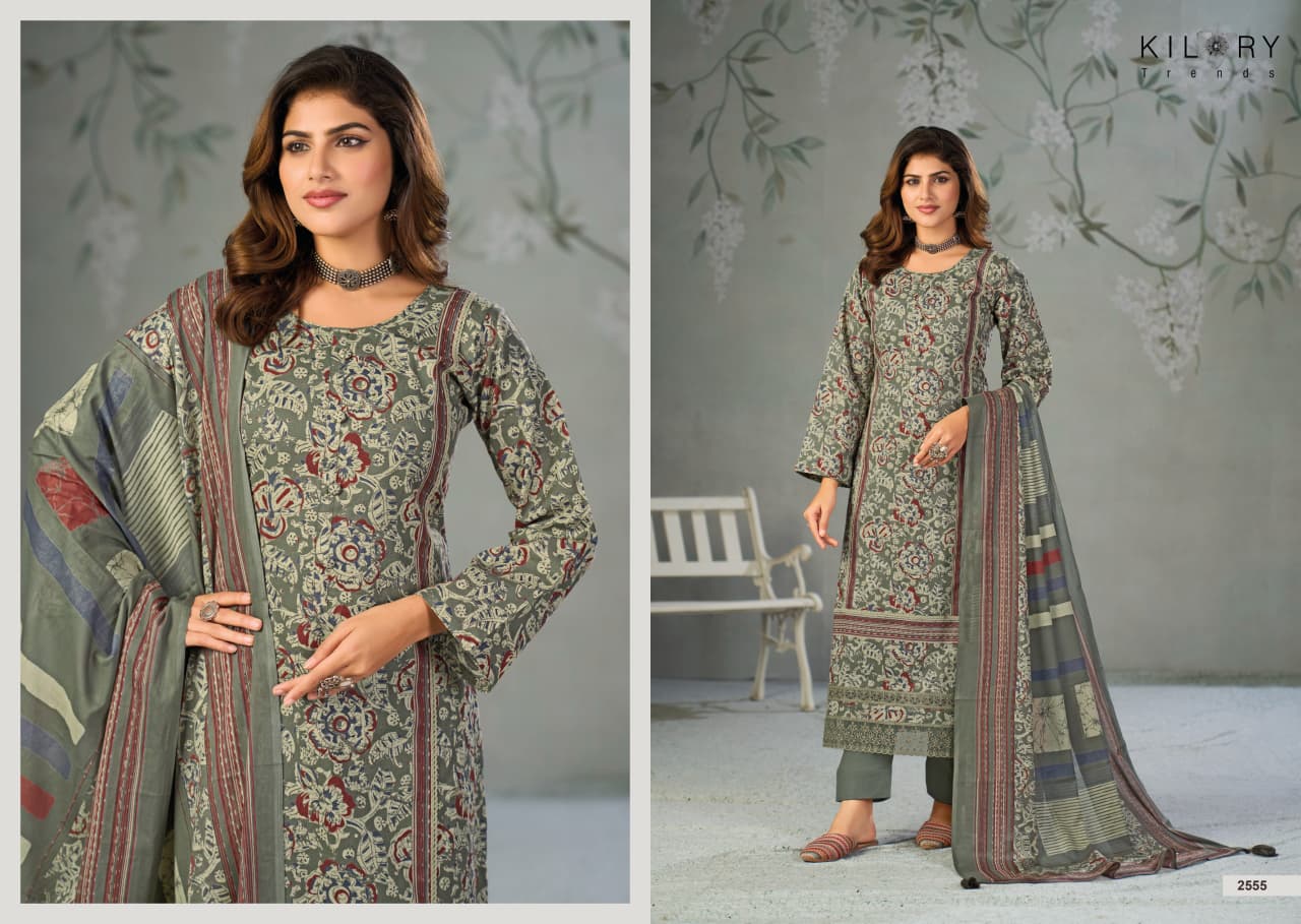 Nazrana Kilory Lawn Cotton Pant Style Suits Supplier