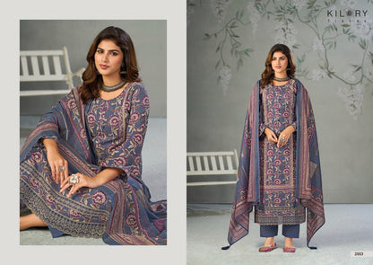 Nazrana Kilory Lawn Cotton Pant Style Suits Supplier