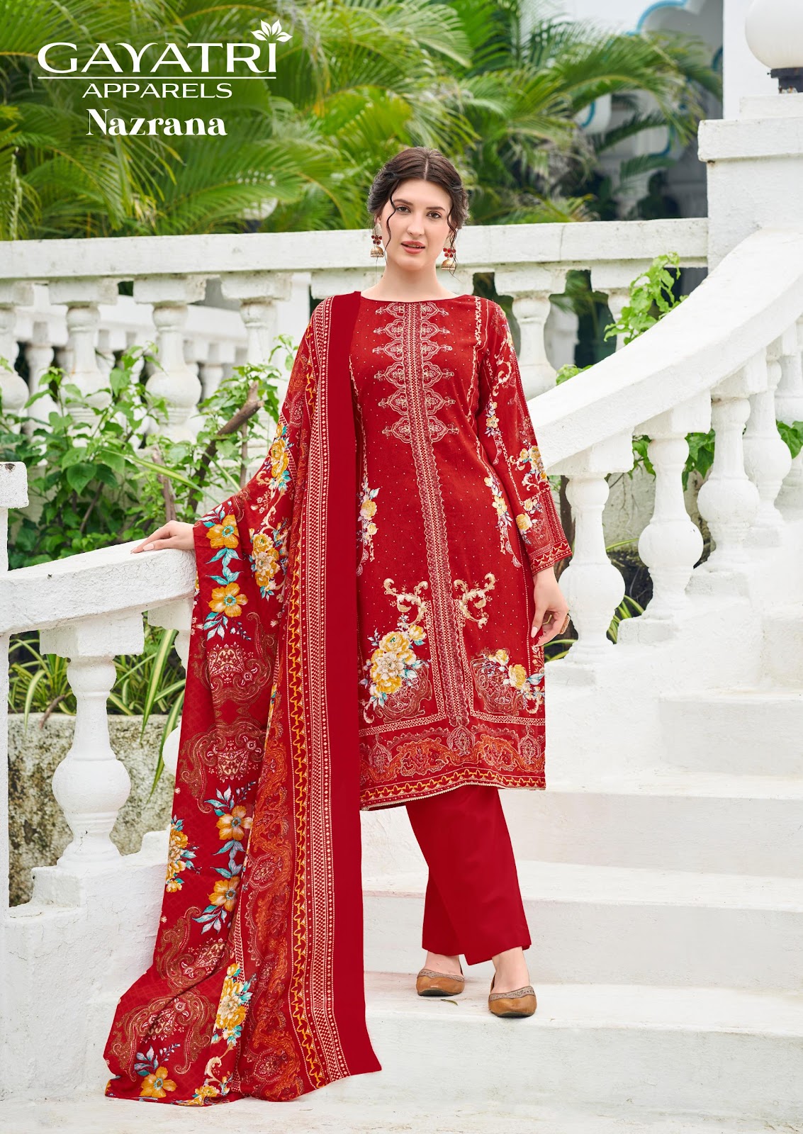 Nazrana Vol 1 Gayatri Viscose Reyon Karachi Salwar Suits Manufacturer Ahmedabad