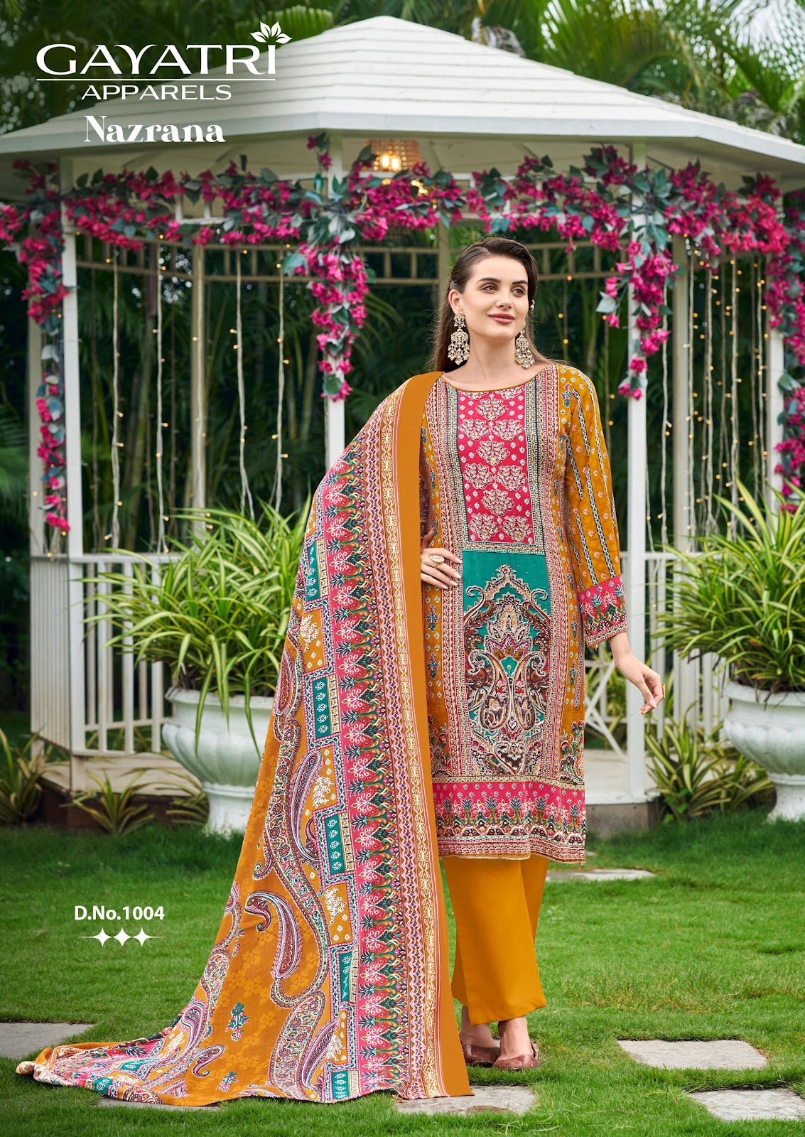 Nazrana Vol 1 Gayatri Viscose Reyon Karachi Salwar Suits Manufacturer Ahmedabad