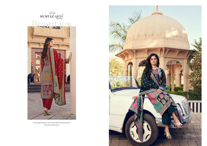 Nazriya Mumtaz Arts Modal Silk Karachi Salwar Suits Wholesale Price