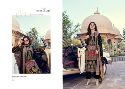 Nazriya Mumtaz Arts Modal Silk Karachi Salwar Suits Wholesale Price