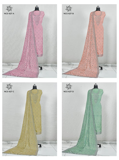 Ncs-627 To Ncs-628 Vinay Fashion Llp Thread Salwar Suits Manufacturer India