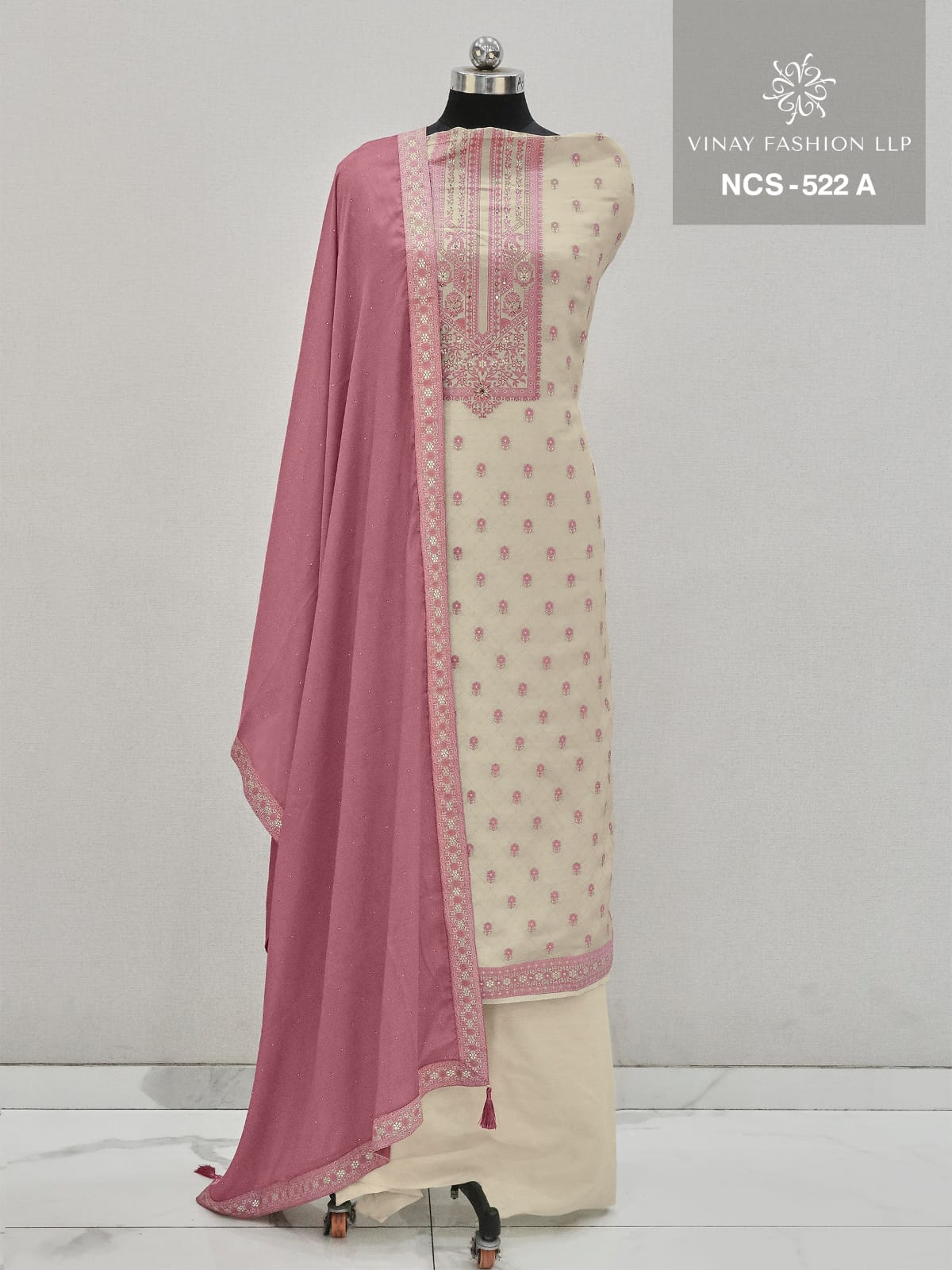 Ncs 522 Vinay Fashion Llp Kanjivaram Silk Salwar Suits Supplier