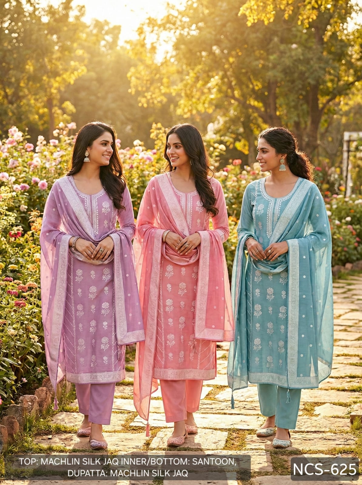 Ncs 625 Vinay Fashion Llp Muslin Silk Salwar Suits Wholesaler Gujarat