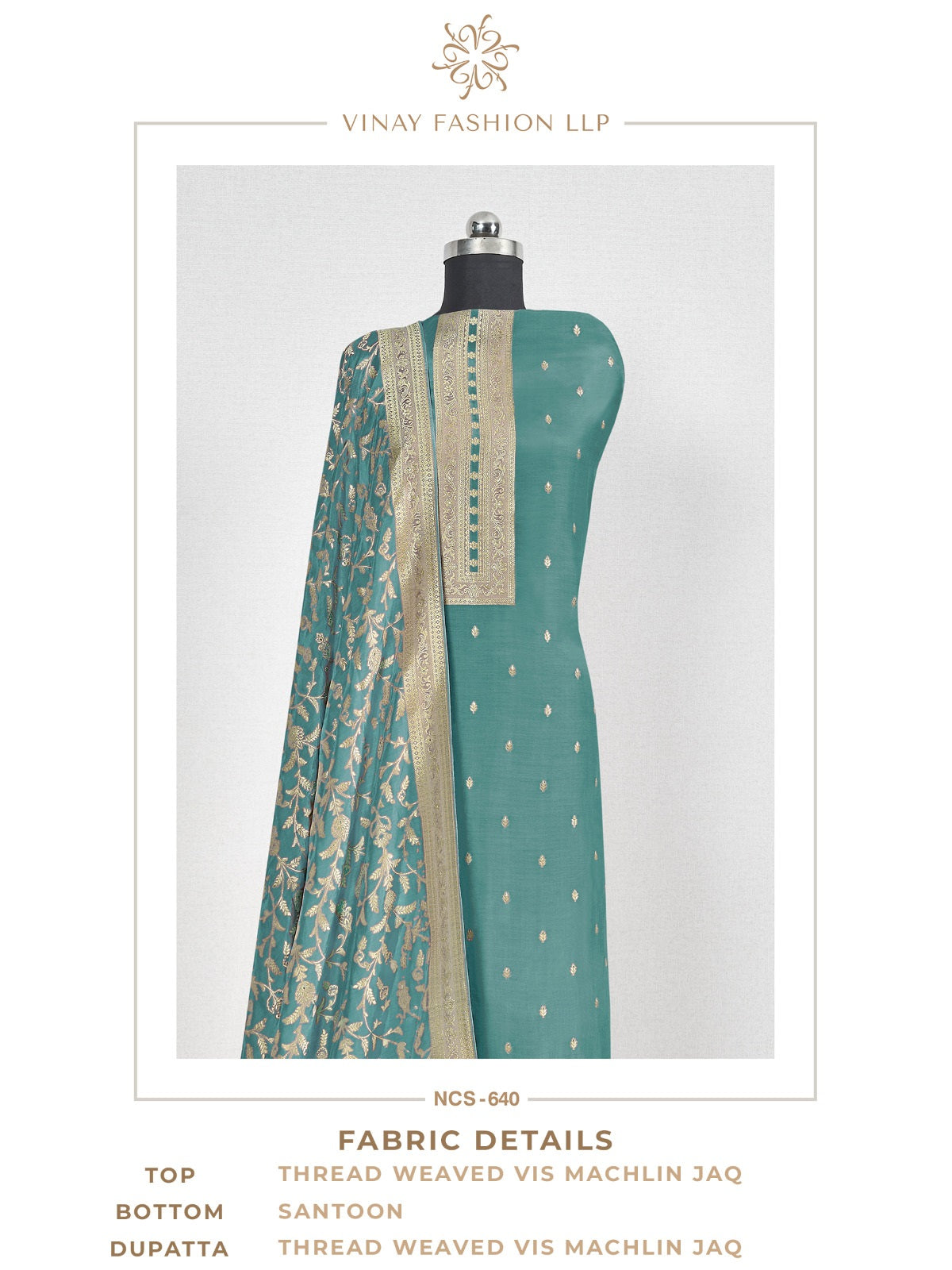 Ncs 640 Vinay Fashion Llp Viscose Muslin Salwar Suits Supplier India