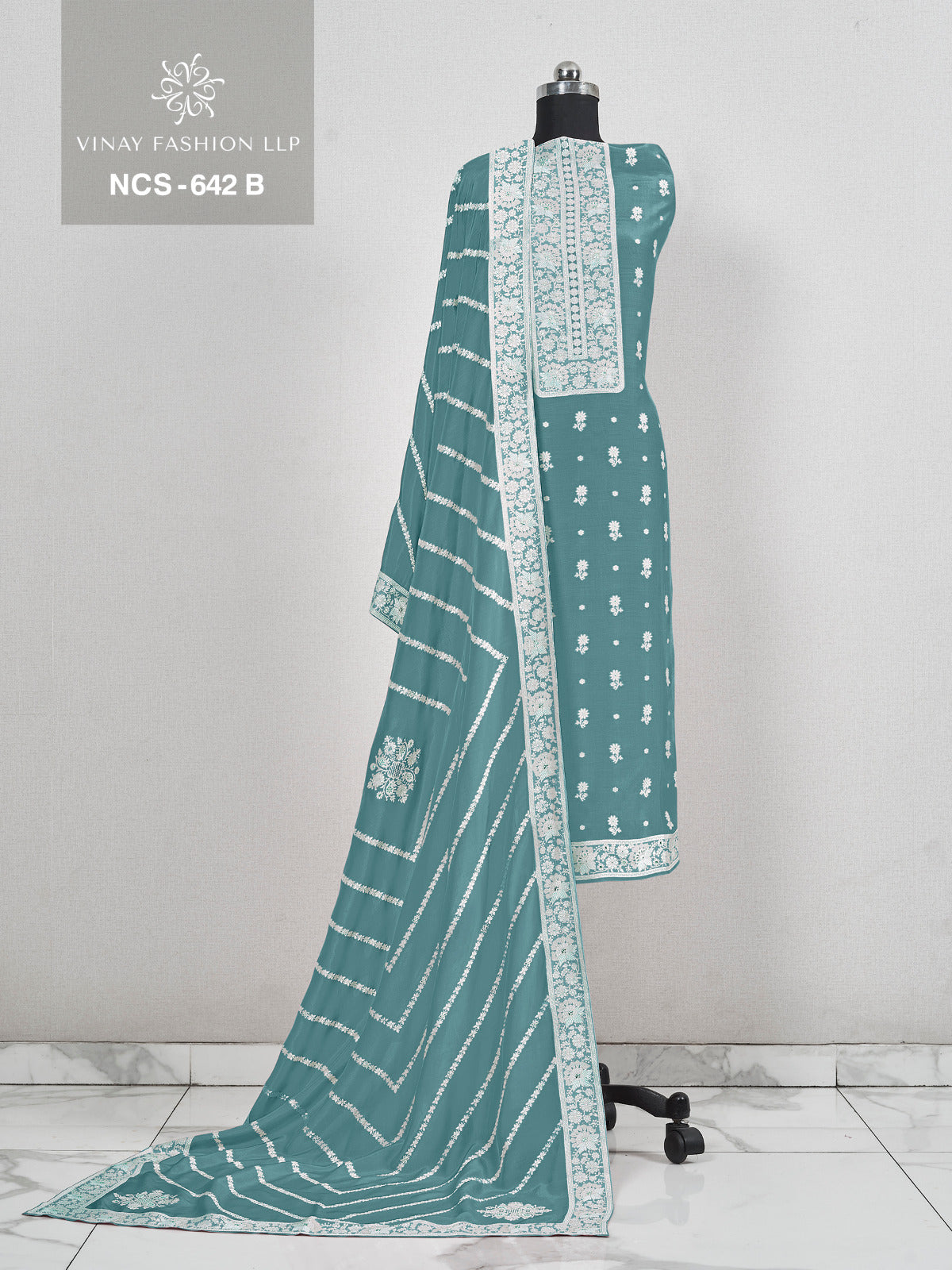 Ncs 642 Vinay Fashion Llp Viscose Muslin Salwar Suits Manufacturer India