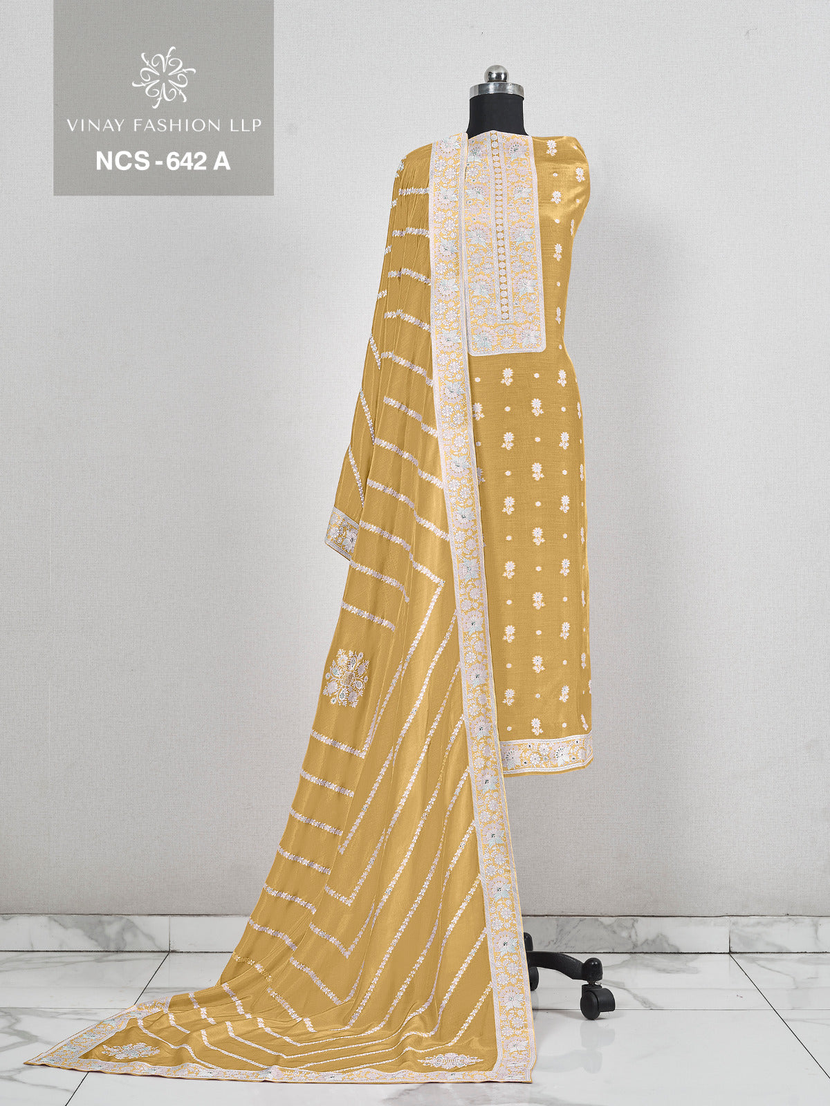 Ncs 642 Vinay Fashion Llp Viscose Muslin Salwar Suits Manufacturer India