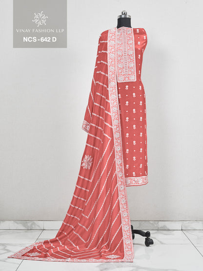 Ncs 642 Vinay Fashion Llp Viscose Muslin Salwar Suits Manufacturer India