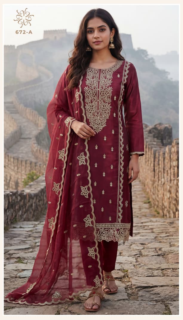 Ncs 672 Vinay Fashion Llp Silk Pant Style Suits Wholesale