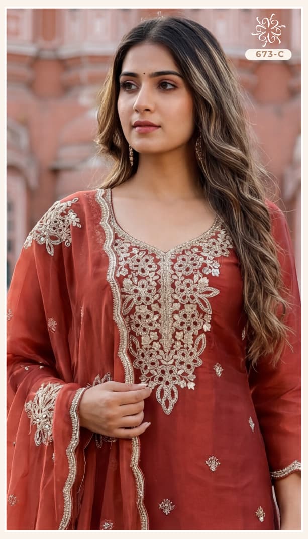 Ncs 673 Vinay Fashion Llp Silk Pant Style Suits Wholesale Price