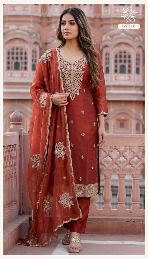 Ncs 673 Vinay Fashion Llp Silk Pant Style Suits Wholesale Price