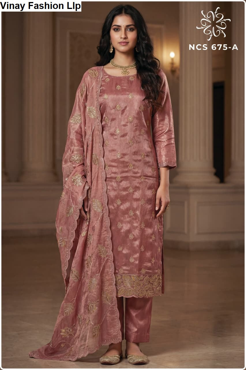Ncs 675 Vinay Fashion Llp Soft Silk Pant Style Suits Exporter Ahmedabad