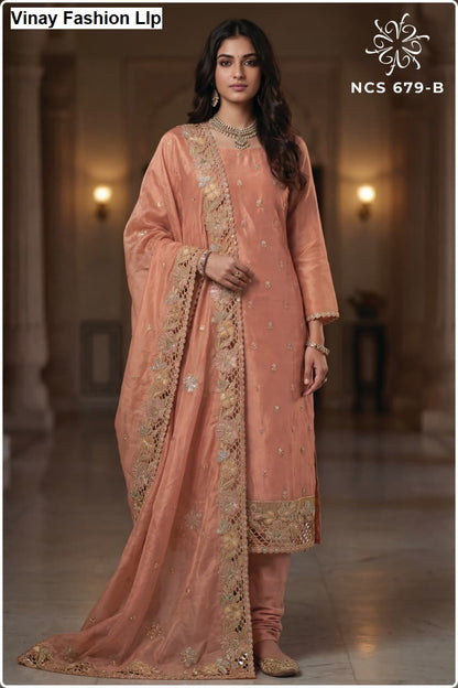 Ncs 679 Vinay Fashion Llp Soft Silk Pant Style Suits Manufacturer Gujarat
