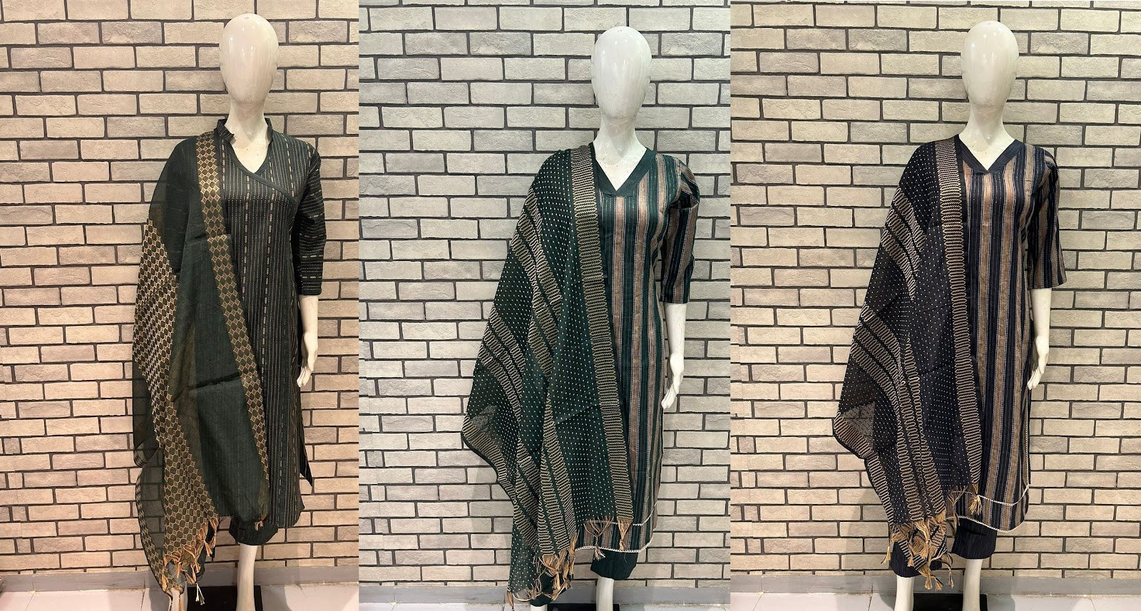 Neck 2404 Navad South Cotton Readymade Pant Style Suits